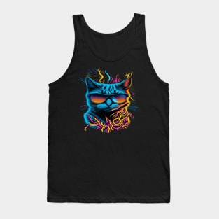 cool cat in sunglasses Tank Top